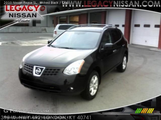 2010 Nissan Rogue SL in Wicked Black