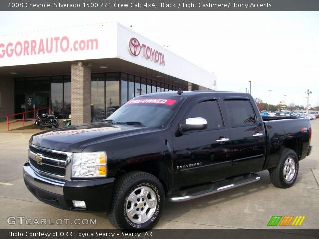 2008 Chevrolet Silverado 1500 Z71 Crew Cab 4x4 in Black