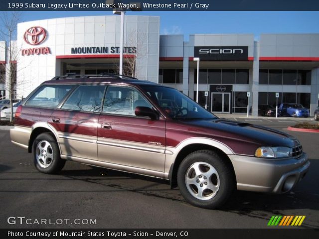 1999 Subaru Legacy Limited Outback Wagon in Winestone Pearl