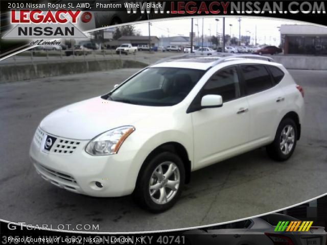 2010 Nissan Rogue SL AWD in Phantom White