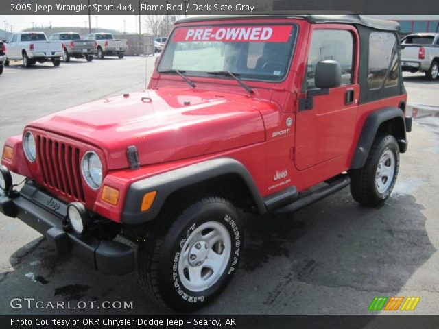 2005 Jeep Wrangler Sport 4x4 in Flame Red