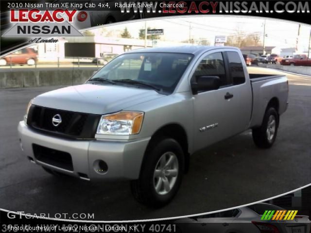2010 Nissan Titan XE King Cab 4x4 in Radiant Silver