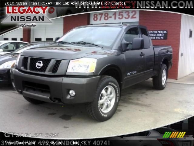 2010 Nissan Titan PRO-4X King Cab 4x4 in Smoke Metallic