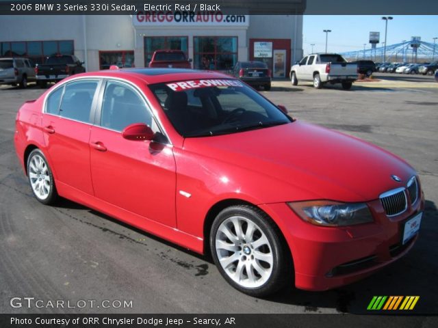 2006 BMW 3 Series 330i Sedan in Electric Red