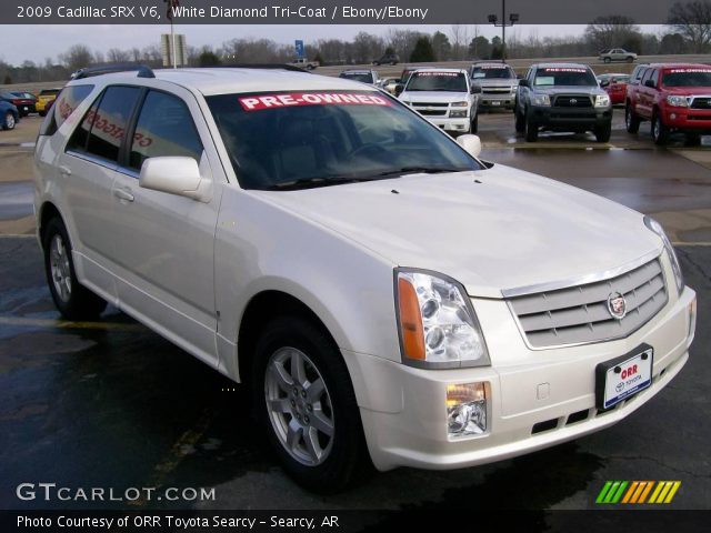 2009 Cadillac SRX V6 in White Diamond Tri-Coat