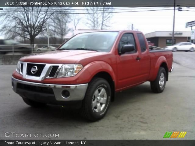 2010 Nissan Frontier SE V6 King Cab 4x4 in Red Alert