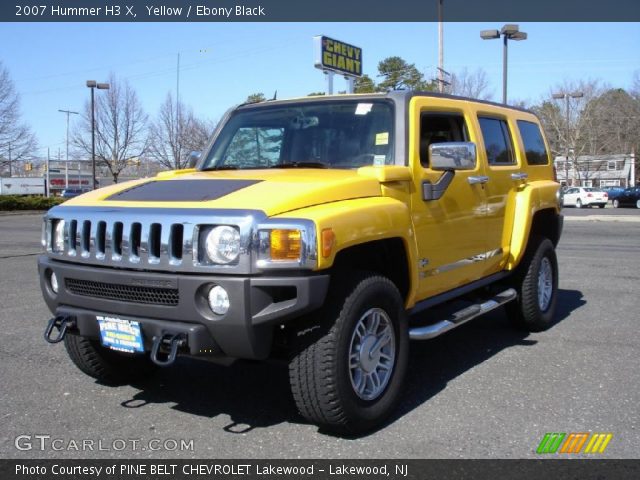 2007 Hummer H3 X in Yellow