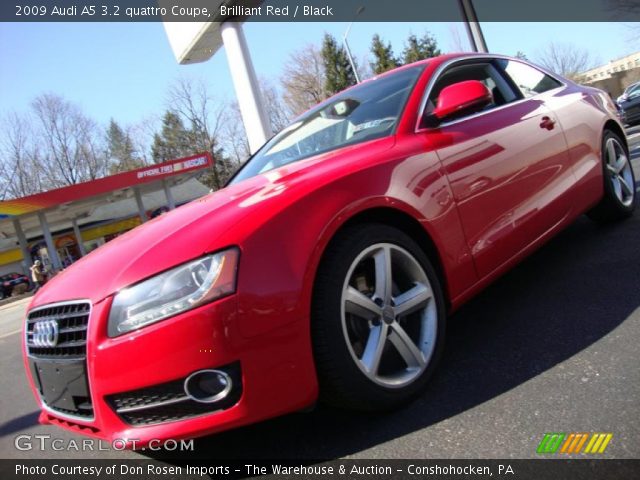 2009 Audi A5 3.2 quattro Coupe in Brilliant Red