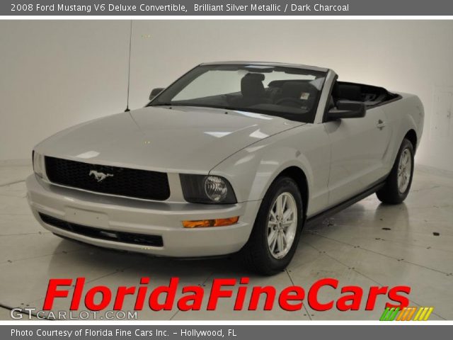 Brilliant Silver Metallic 2008 Ford Mustang V6 Deluxe Convertible 2008 Ford Mustang V6 Deluxe Convertible
