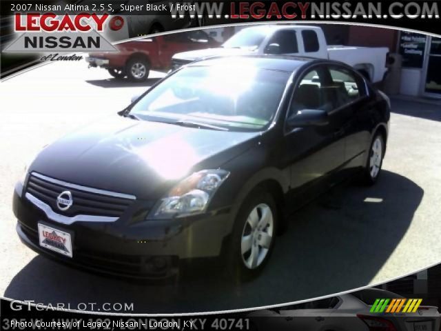 2007 Nissan Altima 2.5 S in Super Black