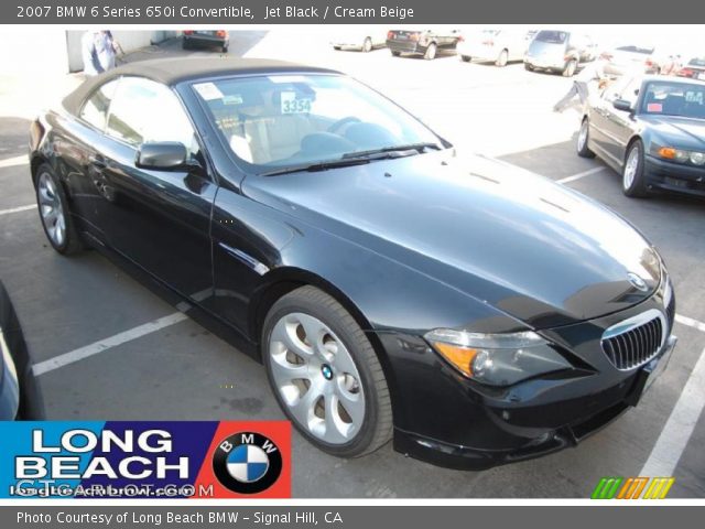 2007 BMW 6 Series 650i Convertible in Jet Black