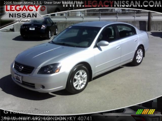 2006 Nissan Altima 2.5 S in Sheer Silver Metallic