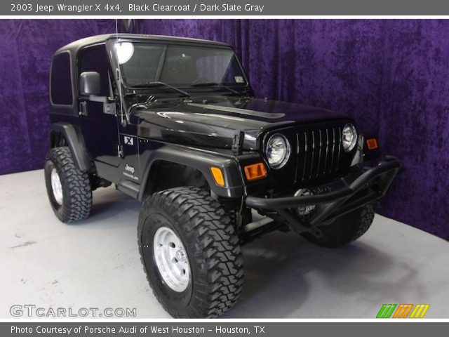 2003 Jeep Wrangler X 4x4 in Black Clearcoat