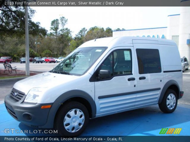 2010 Ford Transit Connect XL Cargo Van in Silver Metallic