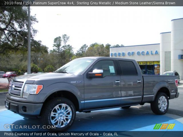 2010 Ford F150 Platinum SuperCrew 4x4 in Sterling Grey Metallic