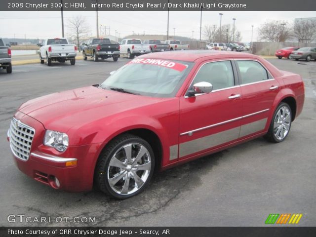 2008 Chrysler 300 C HEMI in Inferno Red Crystal Pearl