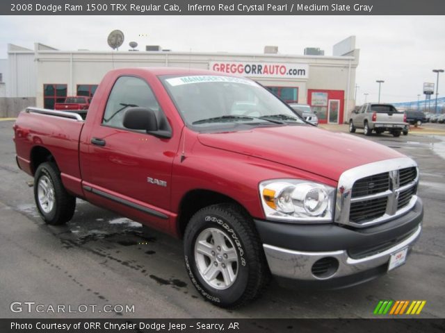 2008 Dodge Ram 1500 TRX Regular Cab in Inferno Red Crystal Pearl
