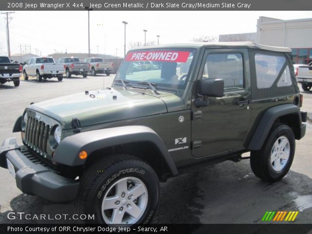 2008 Jeep Wrangler X 4x4 in Jeep Green Metallic