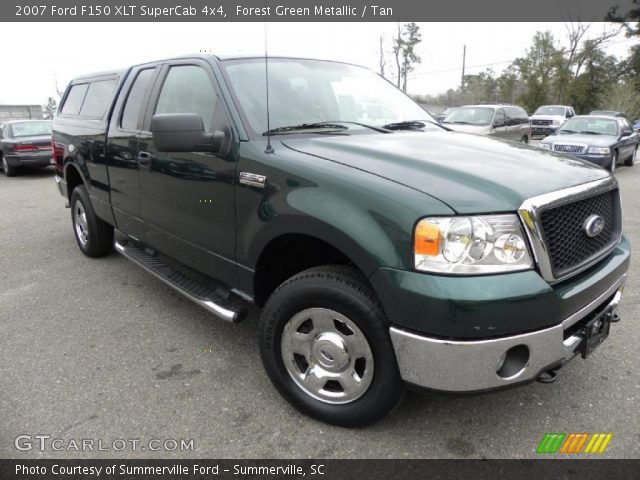 2007 Ford F150 XLT SuperCab 4x4 in Forest Green Metallic