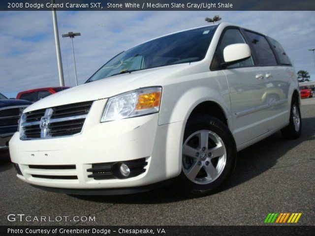 2008 Dodge Grand Caravan SXT in Stone White