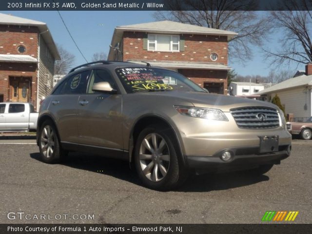 2003 Infiniti FX 35 AWD in Golden Sand Metallic