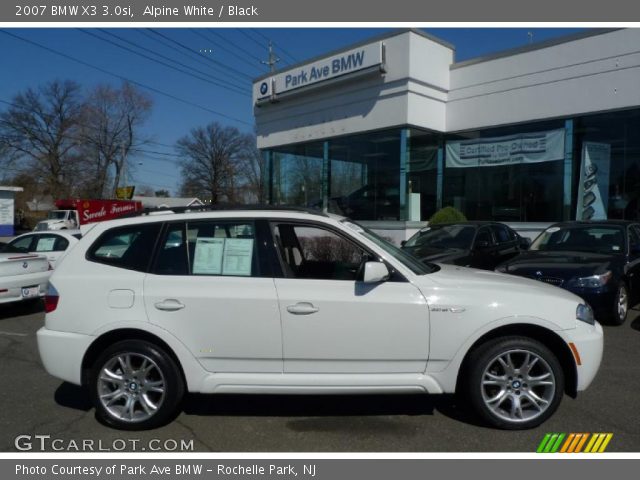 2007 BMW X3 3.0si in Alpine White