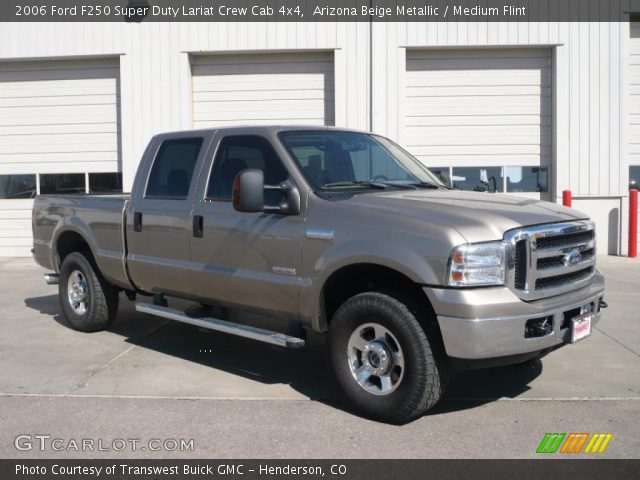 2006 Ford F250 Super Duty Lariat Crew Cab 4x4 in Arizona Beige Metallic