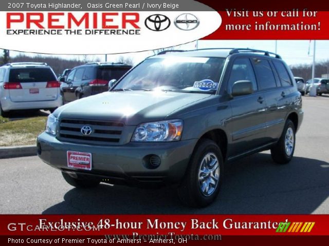 2007 Toyota Highlander  in Oasis Green Pearl
