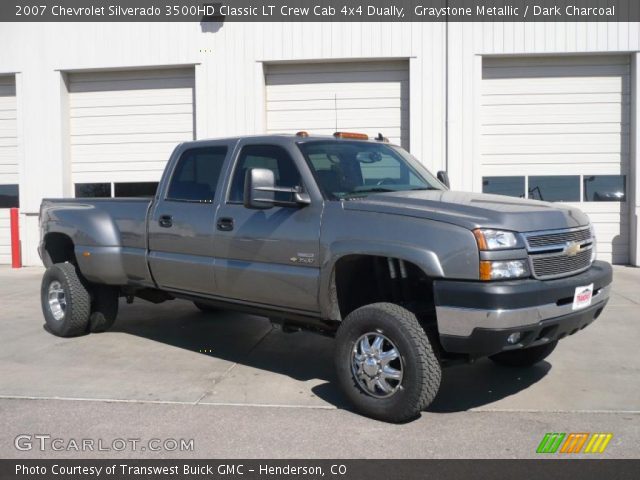 2007 Chevrolet Silverado 3500HD Classic LT Crew Cab 4x4 Dually in Graystone Metallic