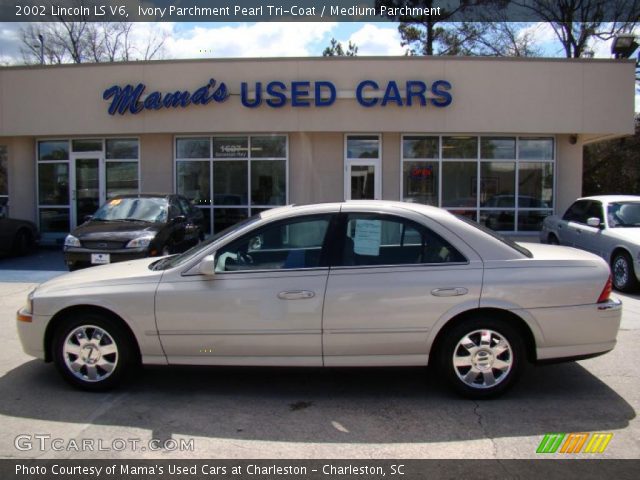 2002 Lincoln LS V6 in Ivory Parchment Pearl Tri-Coat