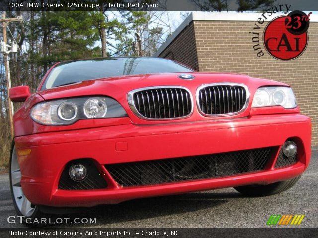 2004 BMW 3 Series 325i Coupe in Electric Red