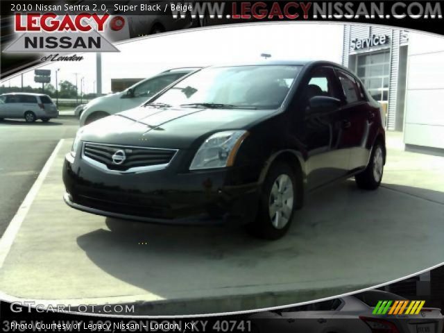 2010 Nissan Sentra 2.0 in Super Black