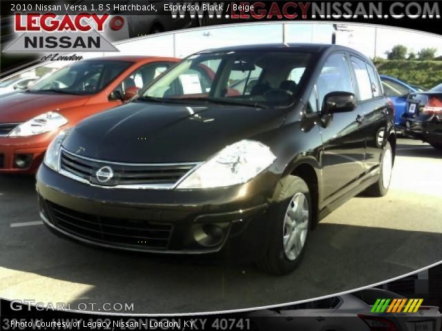 2010 Nissan Versa 1.8 S Hatchback in Espresso Black