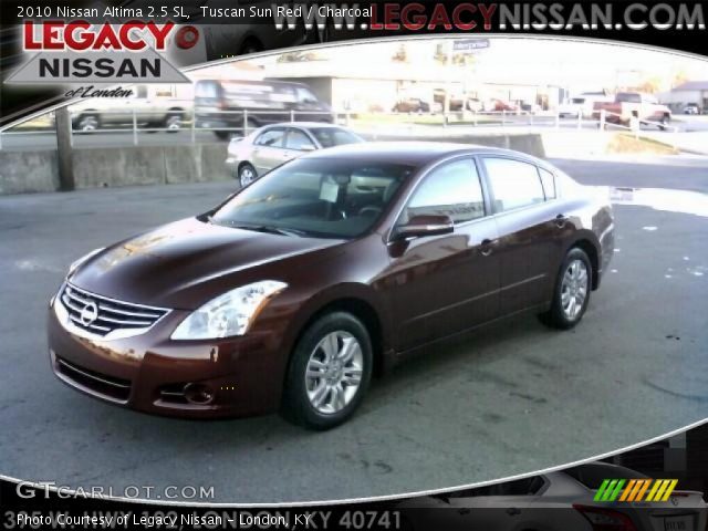 2010 Nissan Altima 2.5 SL in Tuscan Sun Red