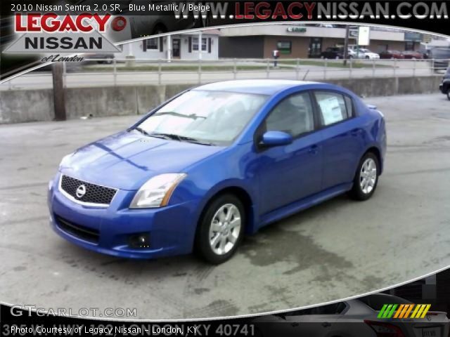 2010 Nissan Sentra 2.0 SR in Blue Metallic