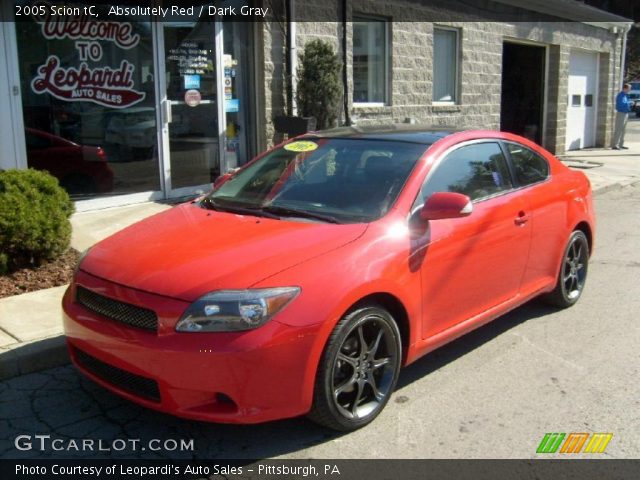 2005 Scion tC  in Absolutely Red