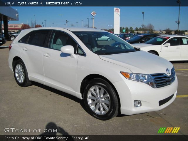 2009 Toyota Venza I4 in Blizzard Pearl