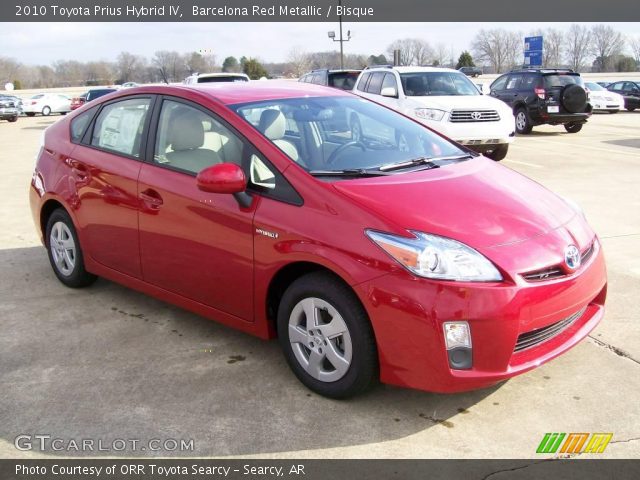 2010 Toyota Prius Hybrid IV in Barcelona Red Metallic