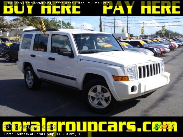 2006 Jeep Commander 4x4 in Stone White