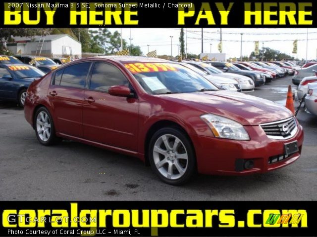 2007 Nissan Maxima 3.5 SE in Sonoma Sunset Metallic