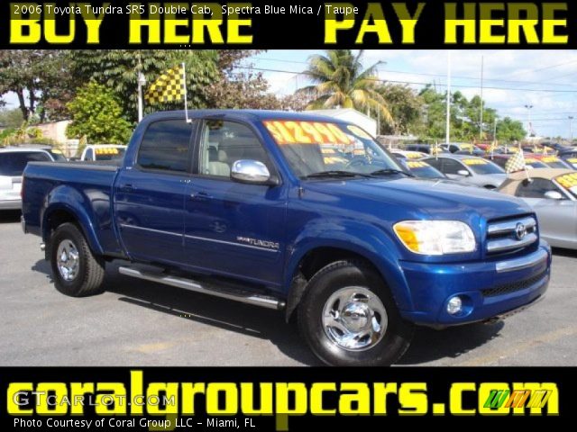 2006 Toyota Tundra SR5 Double Cab in Spectra Blue Mica