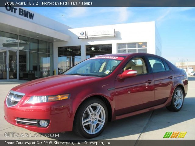 2008 Acura TL 3.2 in Moroccan Red Pearl