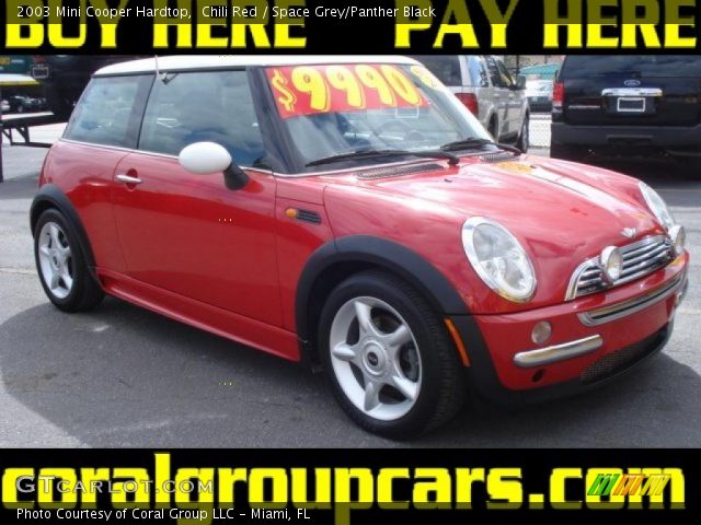 2003 Mini Cooper Hardtop in Chili Red