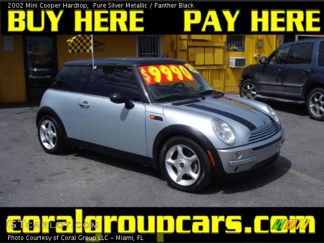 2002 Mini Cooper Hardtop in Pure Silver Metallic