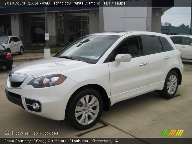 2010 Acura RDX SH-AWD Technology in White Diamond Pearl