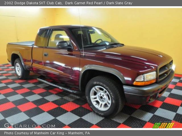 2002 Dodge Dakota SXT Club Cab in Dark Garnet Red Pearl