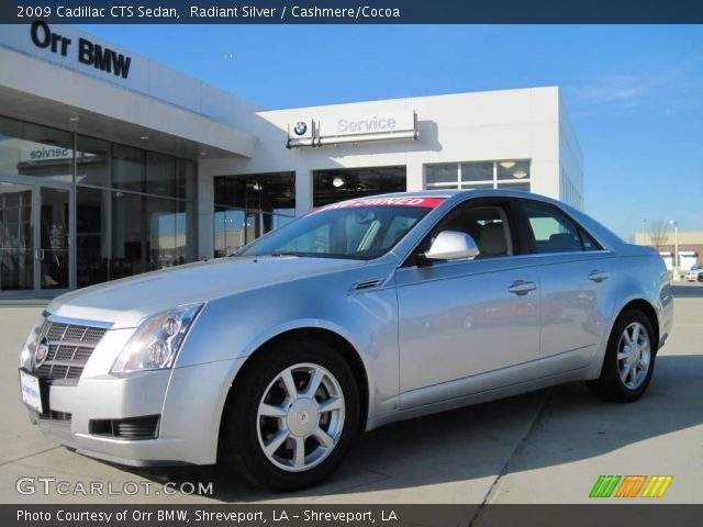 2009 Cadillac CTS Sedan in Radiant Silver