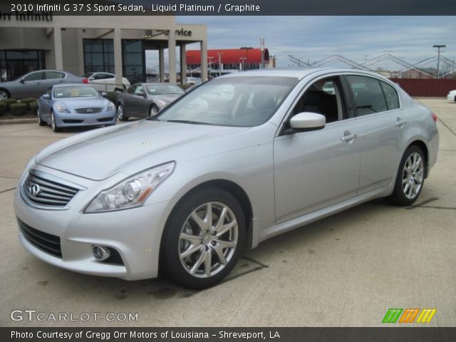 2010 Infiniti G 37 S Sport Sedan in Liquid Platinum