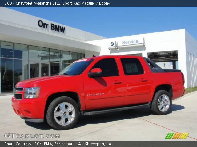 2007 Chevrolet Avalanche LTZ in Sport Red Metallic