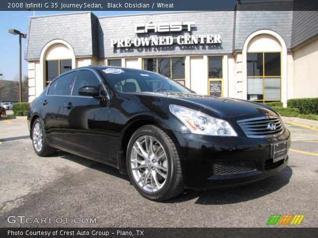 2008 Infiniti G 35 Journey Sedan in Black Obsidian
